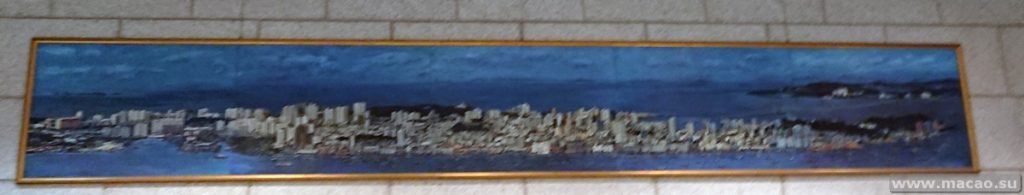 Панорама Макао на картине